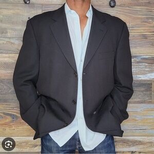 HUGO BOSS Men's Classic Dark Gray Blazer 42L